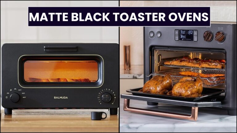 Matte Black Toaster Ovens